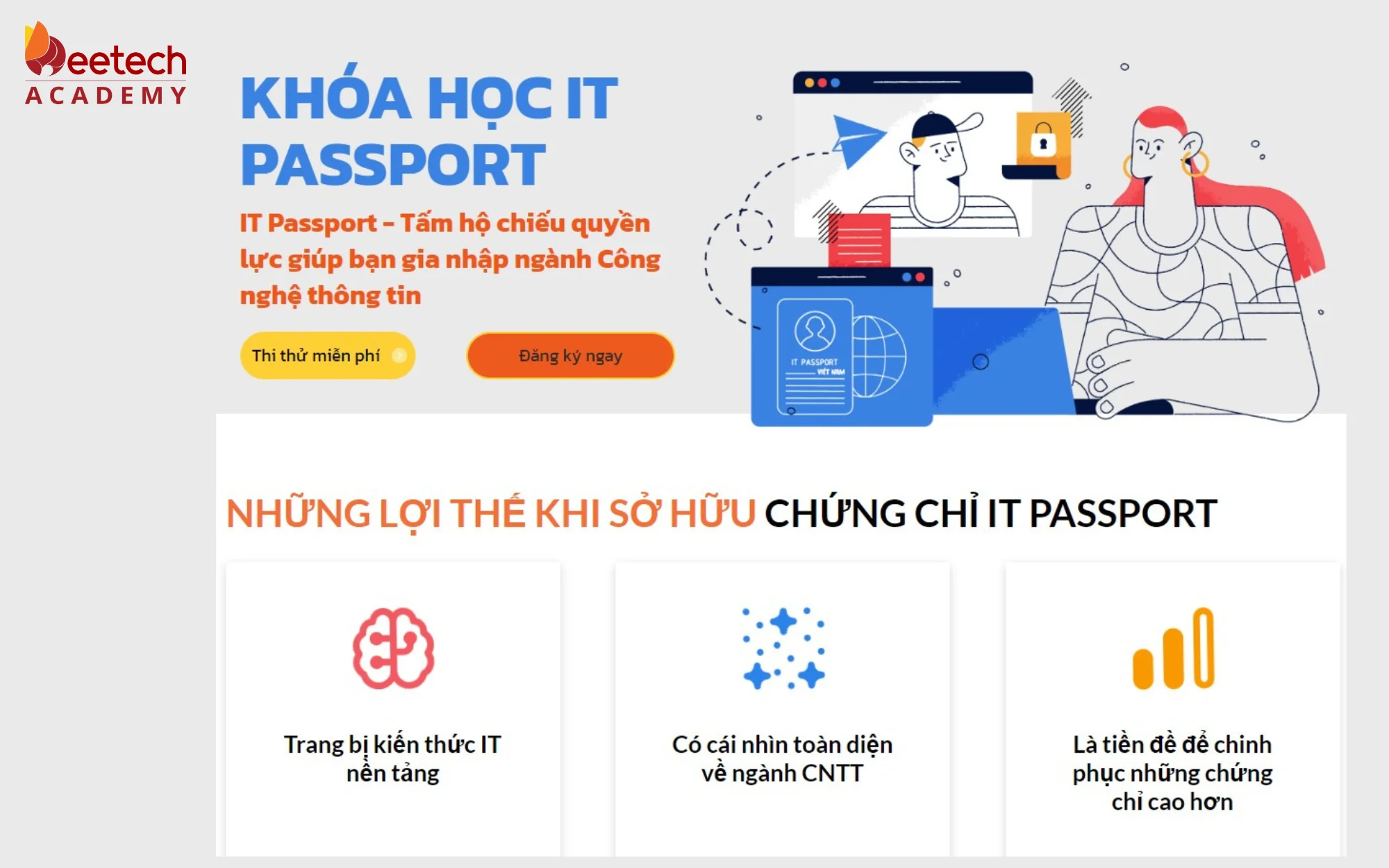 thi thu chung chi IT Passport Nhat Ban 1