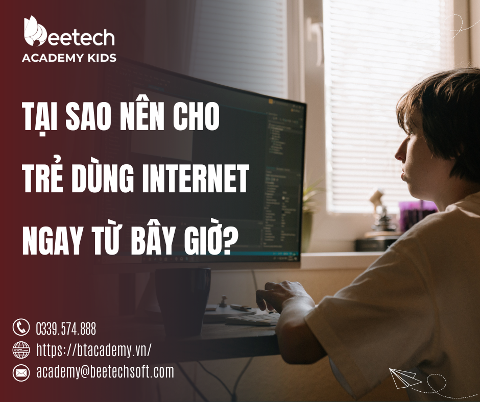 tai sao nen cho tre dung internet